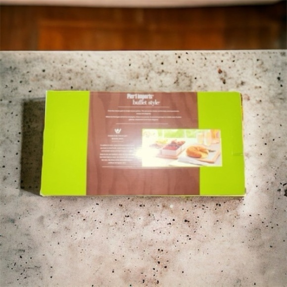 NWB | Pier 1 Imports 6 Piece Buffet Style serving set - Picture 2 of 3